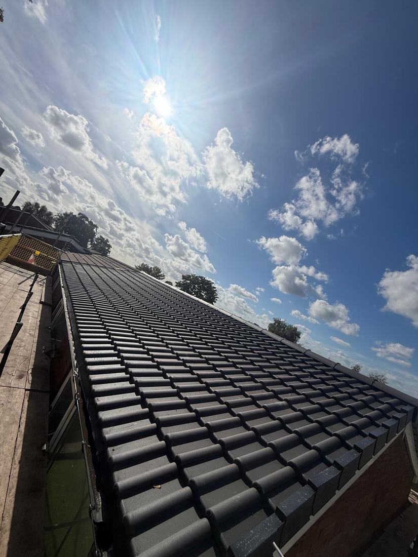 D & P job: new tiled roof