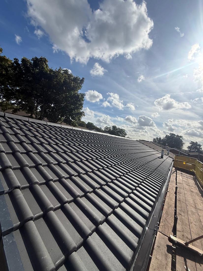 D & P job: new tiled roof