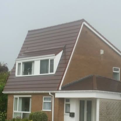 Finished dormer