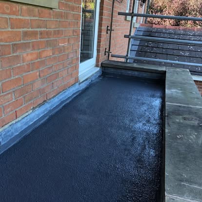 New flat roof